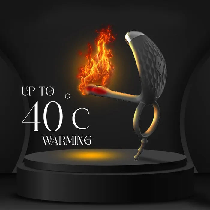 ElectroPulse Vibrating Cock Ring with Light Electric Shock FRISKY BUSINESS SG Male Sex Toys