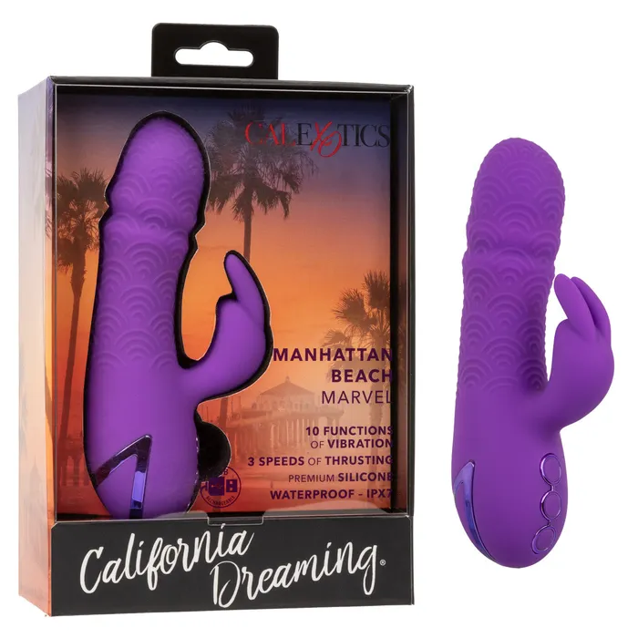 Female Sex Toys CalExotics California Dreaming Manhattan Beach Marvel Dual Stimulator