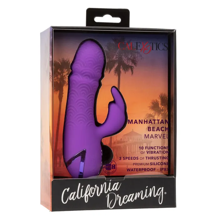 Female Sex Toys CalExotics California Dreaming Manhattan Beach Marvel Dual Stimulator