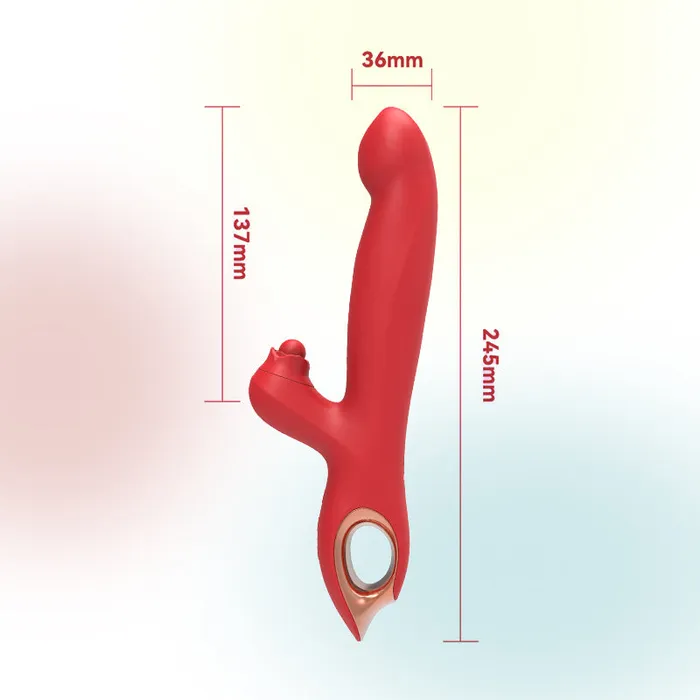 Female Sex Toys FRISKY BUSINESS SG Rhythm Rumba Swinging Dual Vibrator