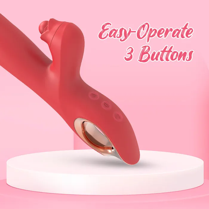 Female Sex Toys FRISKY BUSINESS SG Rhythm Rumba Swinging Dual Vibrator