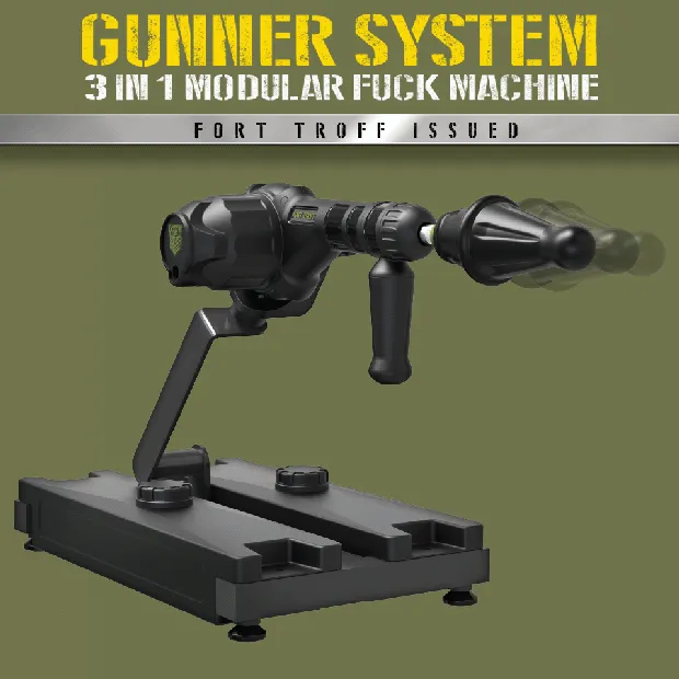 Fort Troff Female Sex Toys Fort Troff Gunner 3 in 1 Modular Sex Machine