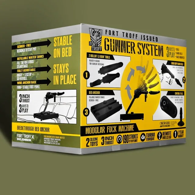 Fort Troff Female Sex Toys Fort Troff Gunner 3 in 1 Modular Sex Machine