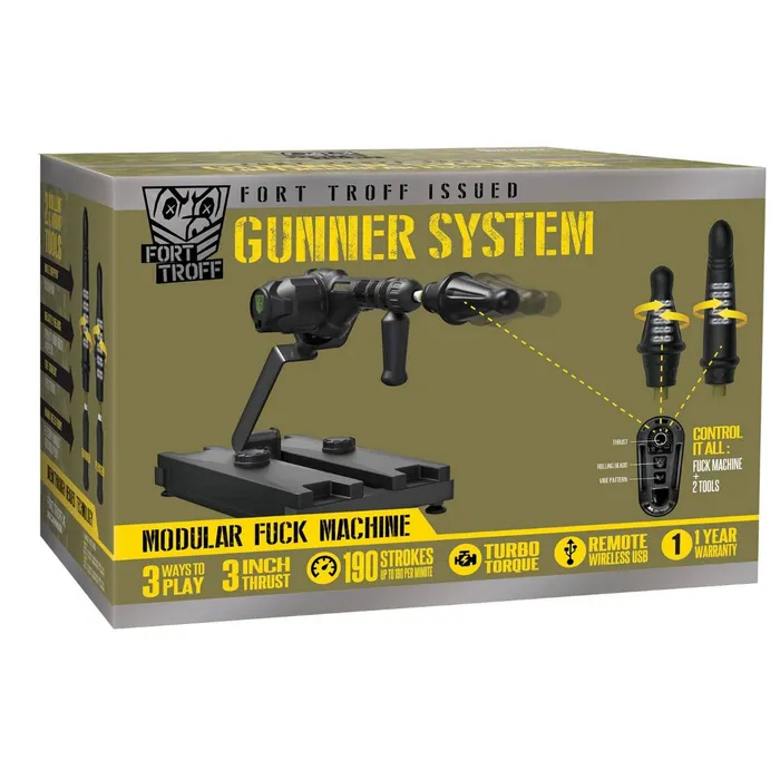 Fort Troff Female Sex Toys Fort Troff Gunner 3 in 1 Modular Sex Machine