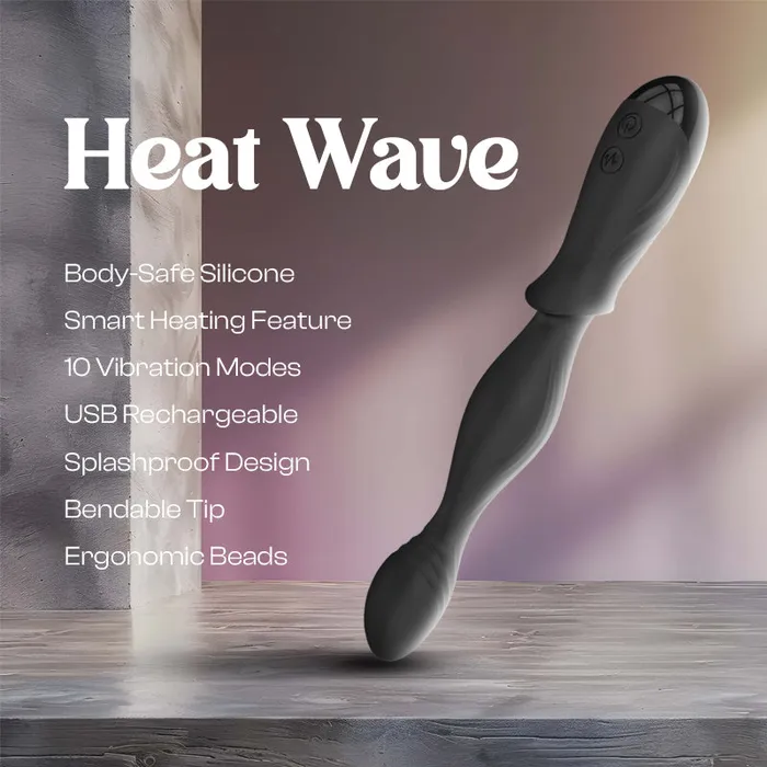 FRISKY BUSINESS SG Heat Wave Beaded Vibrating Anal Plug Male Sex Toys