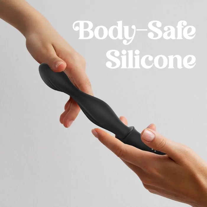 FRISKY BUSINESS SG Heat Wave Beaded Vibrating Anal Plug Male Sex Toys