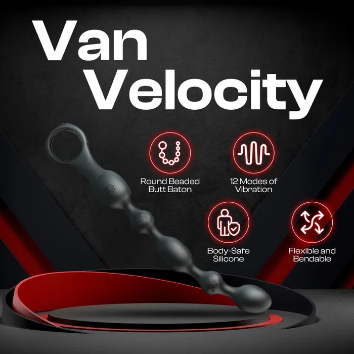 FRISKY BUSINESS SG Van Velocity Vibrating Butt Baton Male Sex Toys