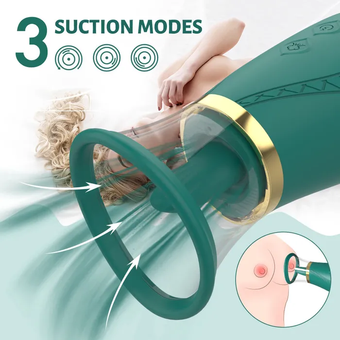 HEXHER Female Sex Toys Tongue Licking Vibrating Stimulator