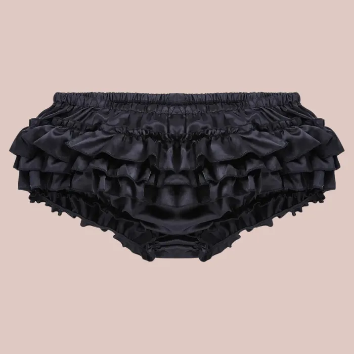House of Chastity Vibrators Satin Layered Panties