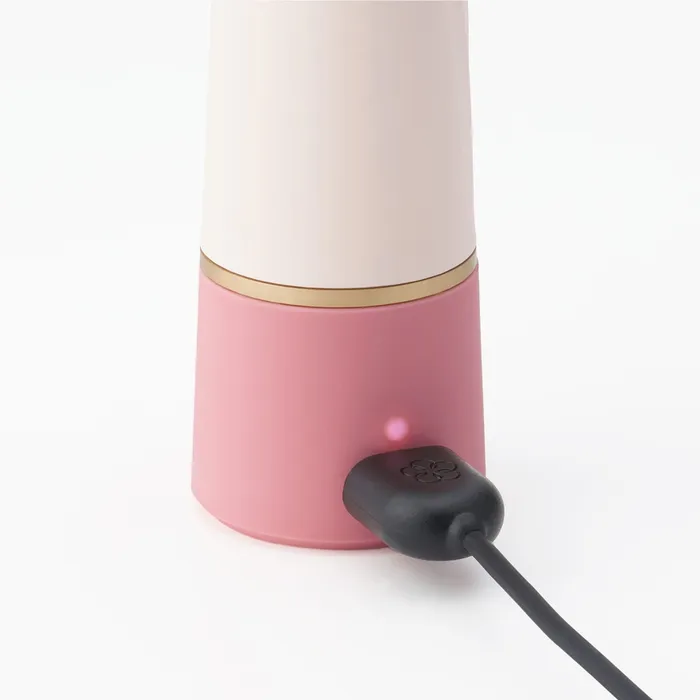 Iroha Rin Sango Mini Wand Vibrator Rose Petal Pink Iroha Vibrators