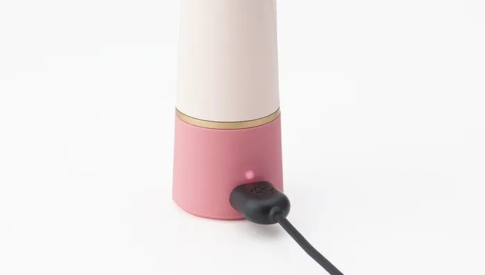 Iroha Rin Sango Mini Wand Vibrator Rose Petal Pink Iroha Vibrators