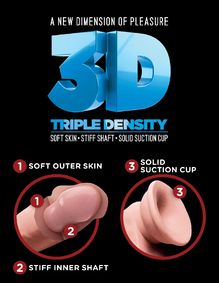 King Cock Dildos King Cock Plus 75 Triple Density Cock with Balls Light King Cock Dildos King Cock Plus 75 Triple Density Cock with Balls Light