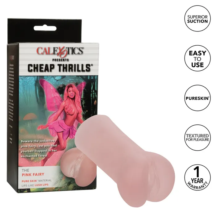 Male Sex Toys CalExotics Cheap Thrills The Pink Fairy Stroker Male Sex Toys CalExotics Cheap Thrills The Pink Fairy Stroker