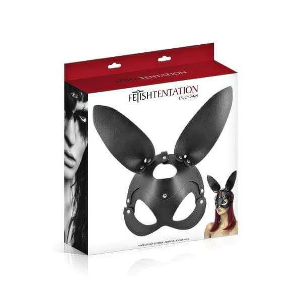 Male Sex Toys Fetish Tentation Adjustable Faux Leather Bunny Mask Male Sex Toys Fetish Tentation Adjustable Faux Leather Bunny Mask