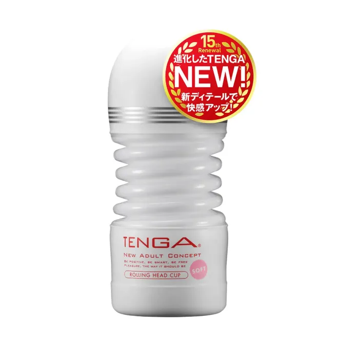 Male Sex Toys Tenga Rolling Head Cup Masturbator Gentle Tenga