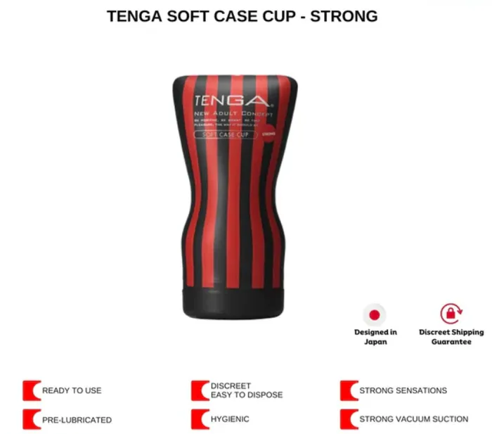 Male Sex Toys Tenga Soft Case Cup Masturbator Hard Tenga