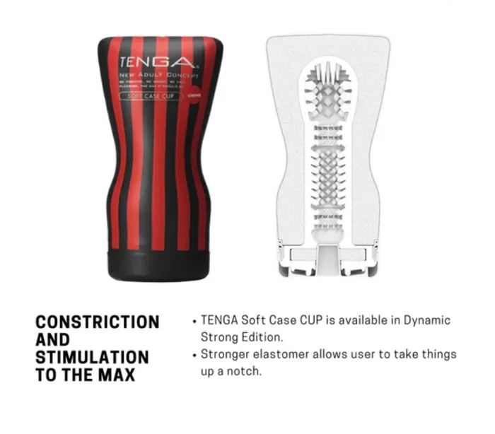 Male Sex Toys Tenga Soft Case Cup Masturbator Hard Tenga