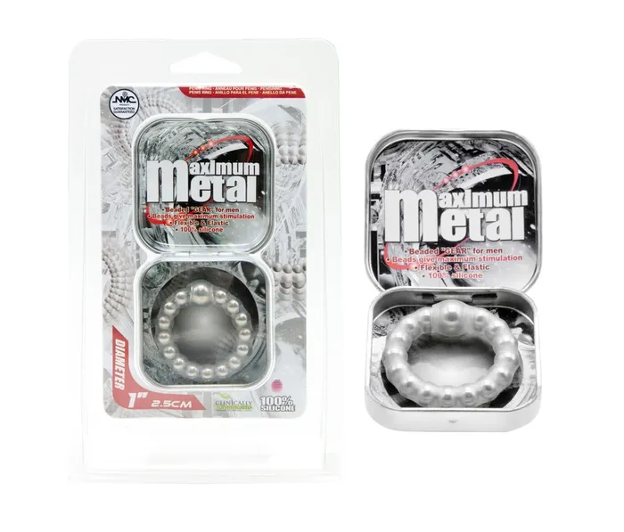 Nanma Nanma Maximum Metal 100 Silicone Cock Ring Male Sex Toys