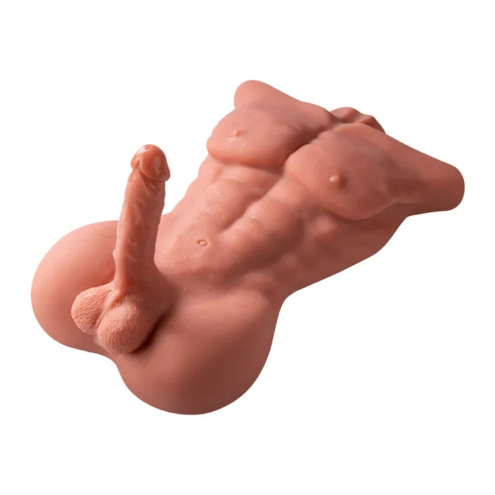 nastnova Male Sex Toys Oscar 1675lb Sexy Male Torso Sex Doll with Dildo