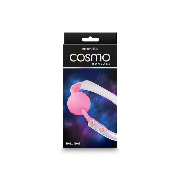 NS Novelties Couples Cosmo Bondage Ball Gag Rainbow