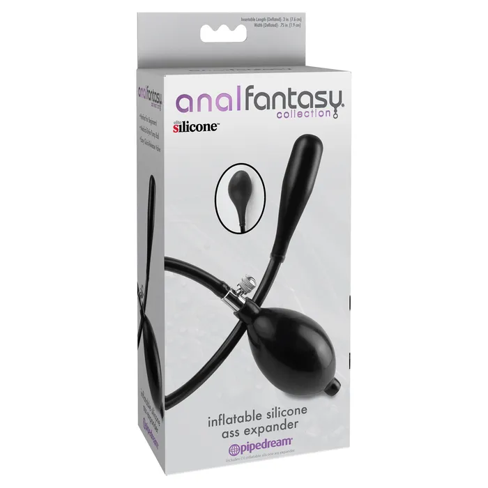 Pipedream Anal Anal Fantasy Collection Inflatable Silicone Ass Expander Black Pipedream Anal Anal Fantasy Collection Inflatable Silicone Ass Expander Black