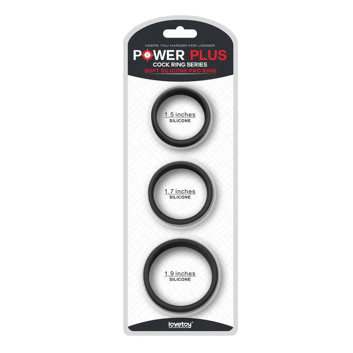 Power Plus Soft Silicone Pro Ring LOVETOY Male Sex Toys