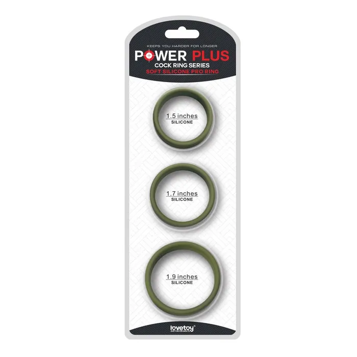 Power Plus Soft Silicone Pro Ring LOVETOY Male Sex Toys