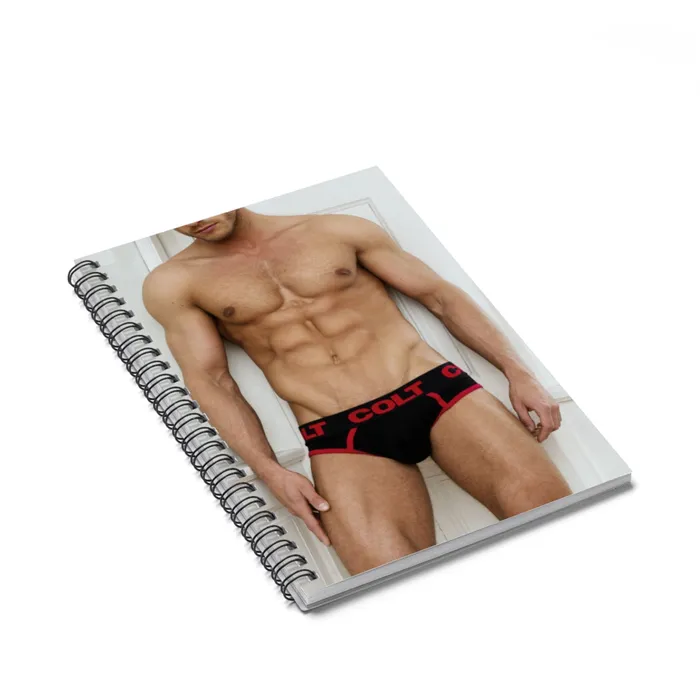 Printify Vibrators COLT Man Spiral Notebook Jamie Blyton