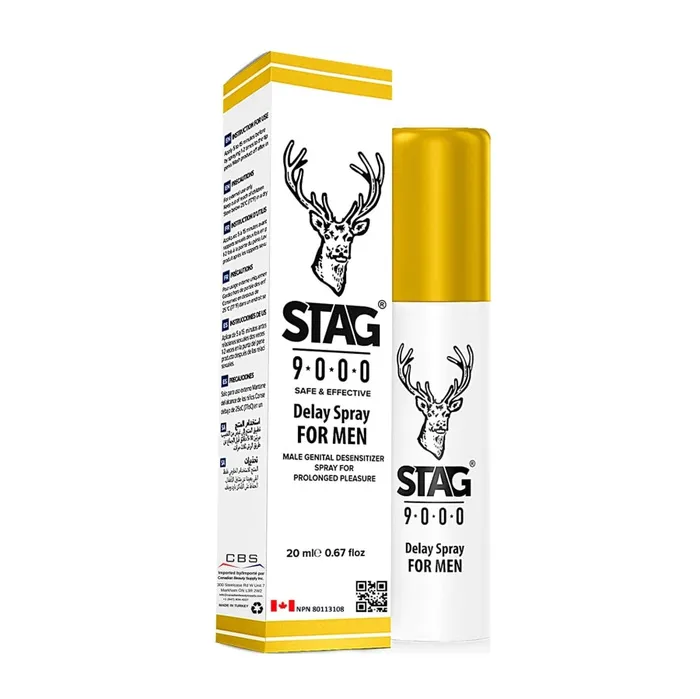 STAG 9000 Delay Spray For Men 20mL STAG Female Sex Toys
