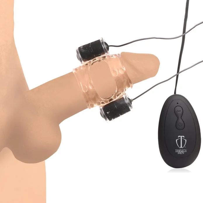 Trinity Men 20X Dual Vibrating Cock Teaser XR Brands Female Sex Toys
