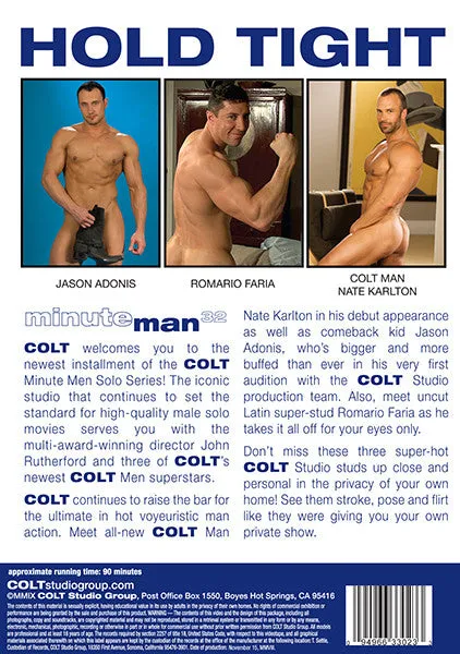 Vibrators COLT Minute Man Solo Series HOLD TIGHT