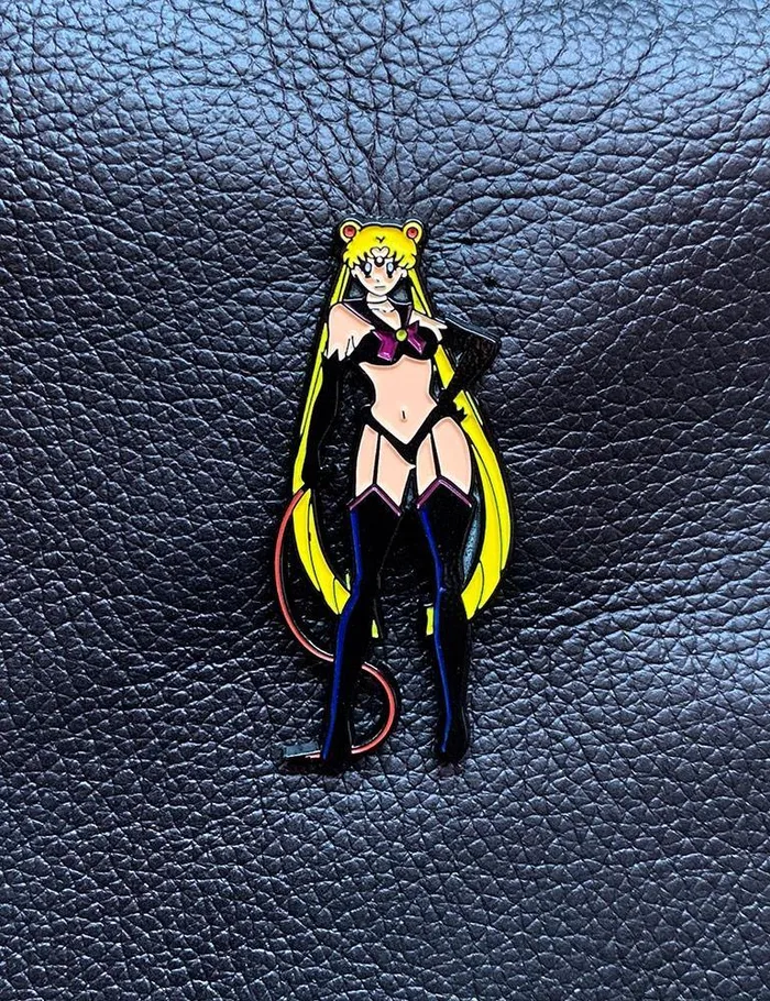 Vibrators Mistress Moon Enamel Pin vendorunknown