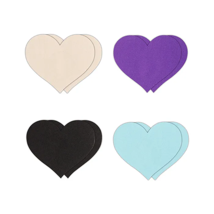 Vibrators NS Novelties NS Pretty Pasties Heart I 4 Pair