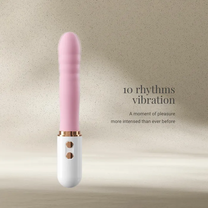 Vibrators Pink Purr Thruster Powerful Thrusting Vibrator FRISKY BUSINESS SG