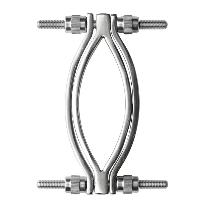 XR Brands Stainless Steel Adjustable Pussy Clamp Male Sex Toys
