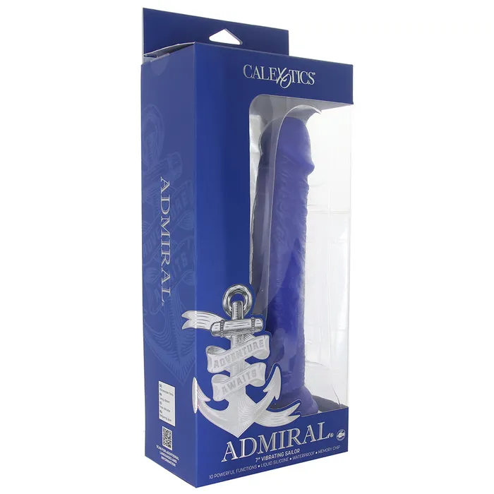 Admiral 7 Inch Vibrating Sailor Dildo CalExotics Anal
