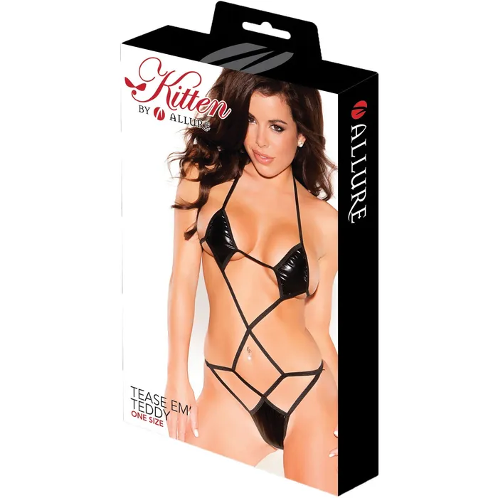 Allure Anal Allure Kitten Tease Em Teddy Black OS