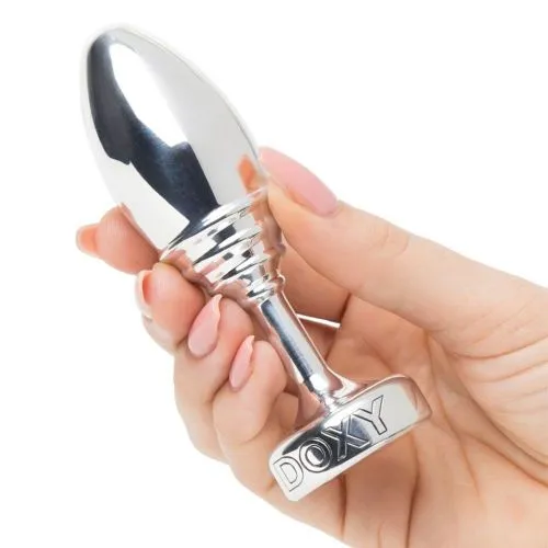 Anal Doxy Doxy Ribbed Aluminum Butt Plug