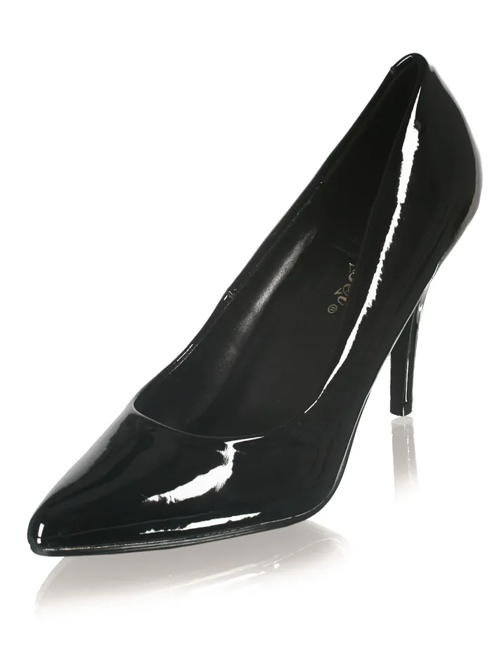 Anal HonourSkintwocom Black Pleaser Femme Fatale Court Shoes UK 9