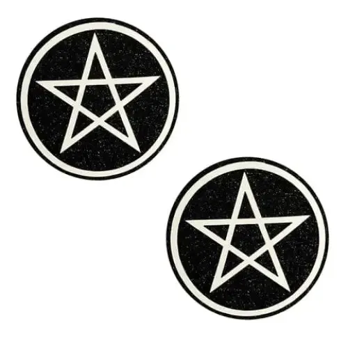 Anal Neva Nude Neva Nude Pasty Wicca Black Glitter