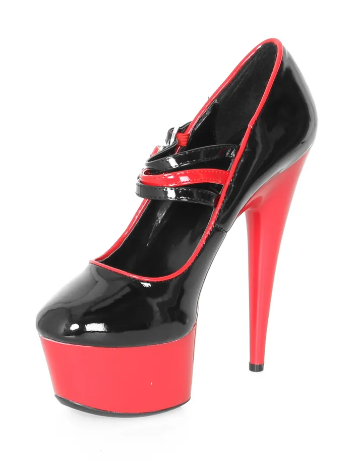 Anal Red Black Strappy Shoes HonourSkintwocom