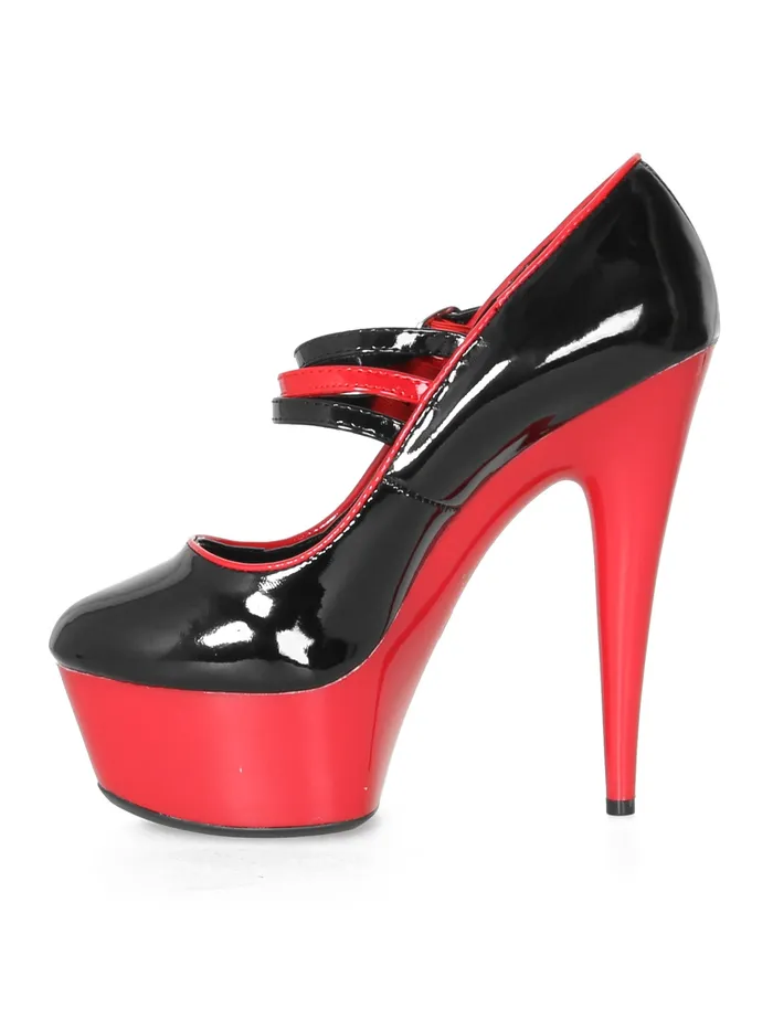 Anal Red Black Strappy Shoes HonourSkintwocom