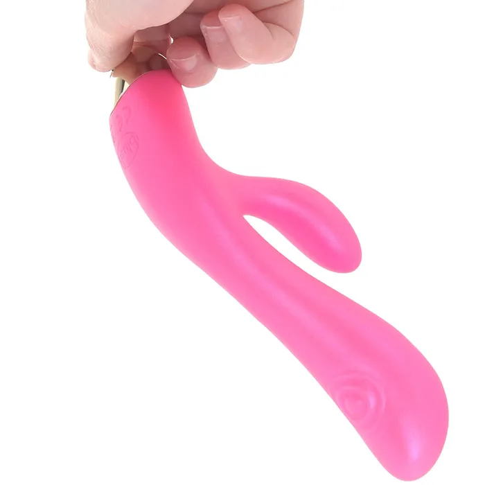 Aria Pleasin AF Rabbit Vibe Blush Vibrators