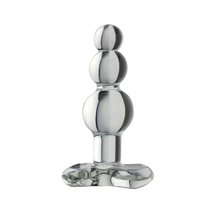 Beaded Anal Plug Clear Spartacus Anal