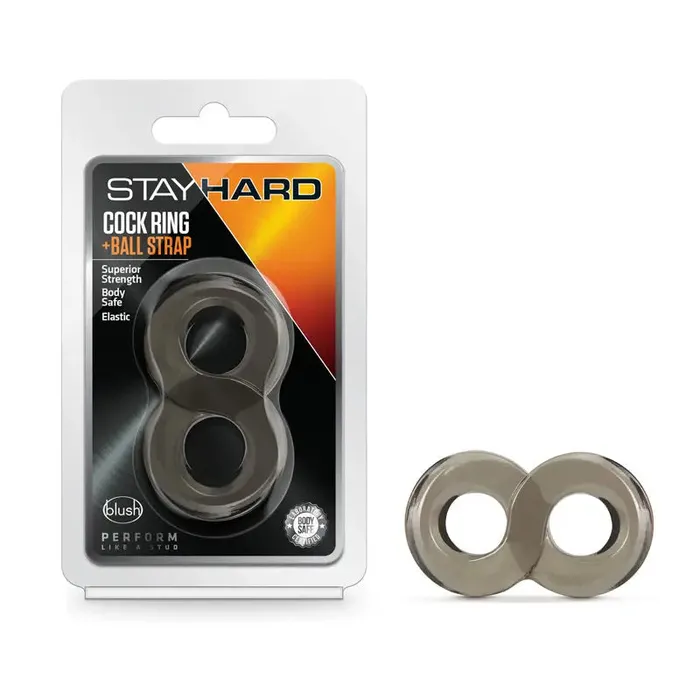 Blush Dildos Blush Stay Hard Cockring and Ball Strap