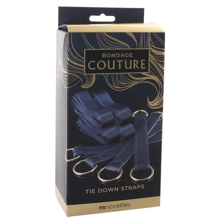 Bondage Couture Tie Down Straps in Blue ns novelties Vibrators Bondage Couture Tie Down Straps in Blue ns novelties Vibrators
