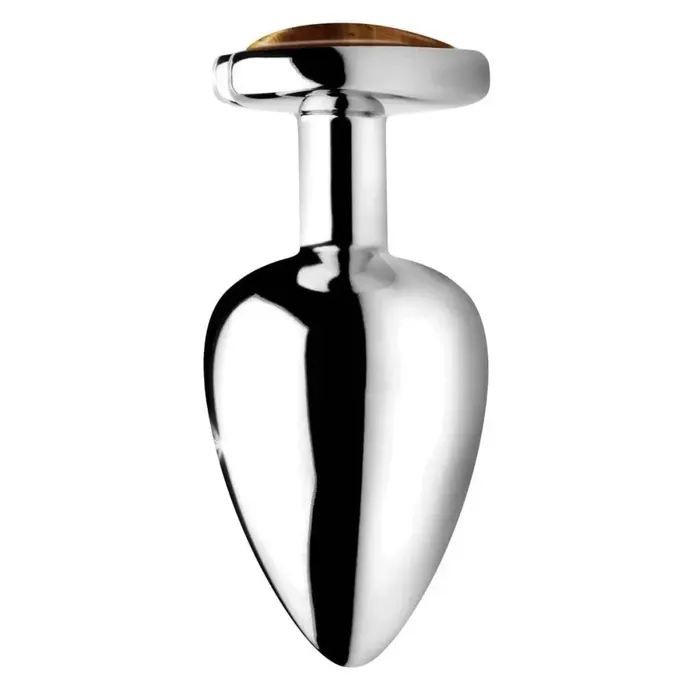 Booty Sparks Anal Booty Sparks Authentic Tigers Eye Gemstone Heart Anal Plug