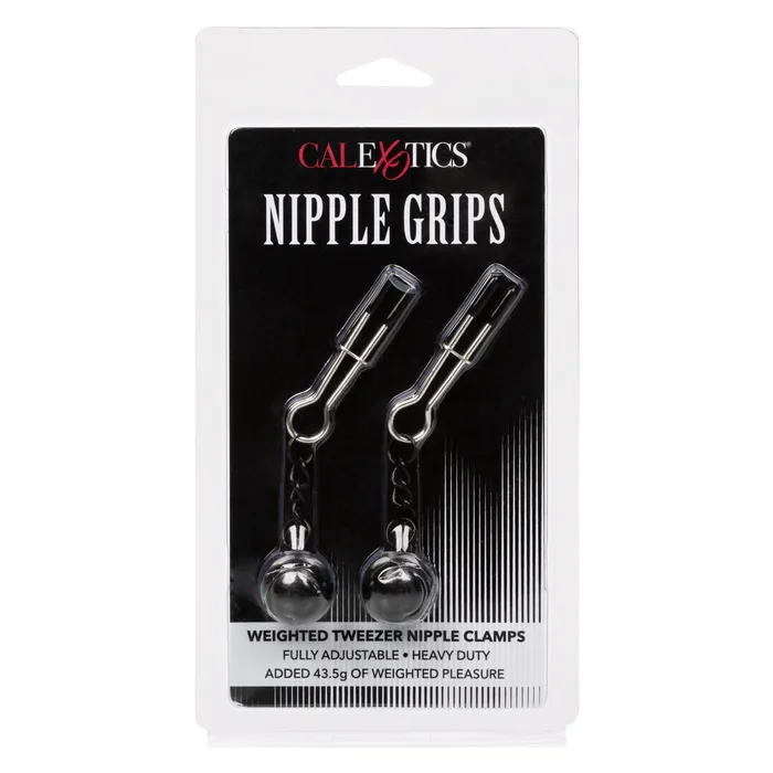 CalExotics Female Sex Toys CalExotics Nipple Grips Weighted Tweezer Nipple Clamps CalExotics Female Sex Toys CalExotics Nipple Grips Weighted Tweezer Nipple Clamps