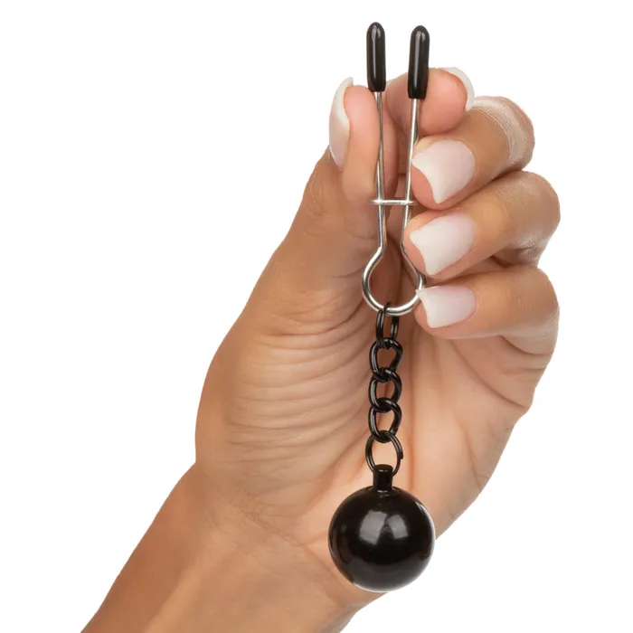 CalExotics Female Sex Toys CalExotics Nipple Grips Weighted Tweezer Nipple Clamps
