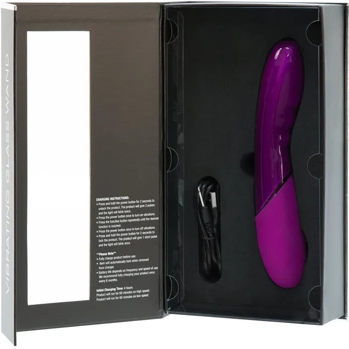 CalExotics Female Sex Toys CalExotics Opal by Jopen Vibrating Glass Wand